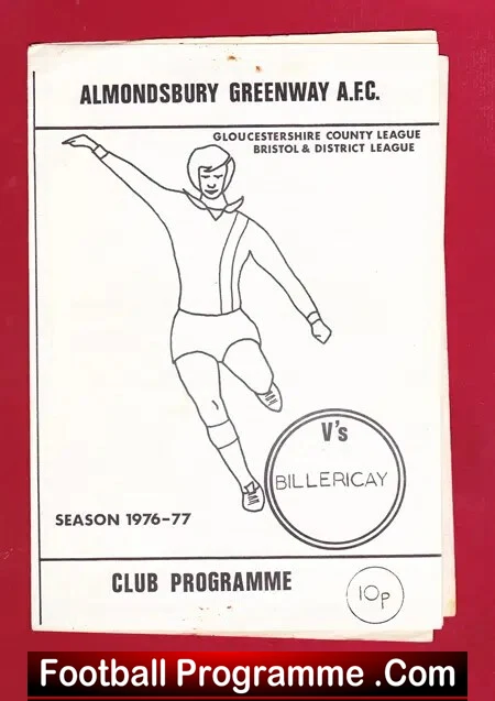 Almondsbury Greenway AFC v Billericay Town 1977 – FA Vase