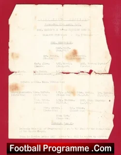 Army QMSI Mercer XI v Pirbright Camp 1945 Signed Matt Busby WAR