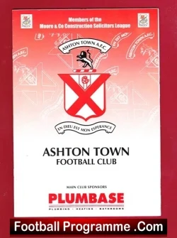 Ashton Town v FC United Of Manchester 2005 - First Season - football programme