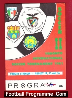 Barcelona v Leeds United 1981 - Soccer Tournament - football programme