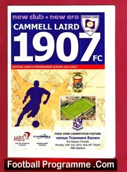 Cammell Laird v Tranmere Rovers 2014 – First Ever Match 1st Game