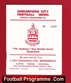 Chelmsford City v Bedford Town 1963 – FAC