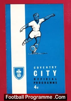 Coventry City v Kings Lynn 1961 - football programme