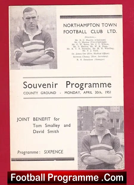 David Smith Tom Smalley Testimonial Benefit Match Northampton 51