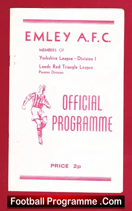 Emley v Kiveton Park 1974 – Yorkshire Leeds Triangle League