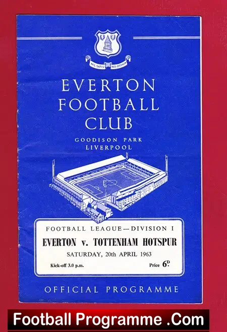 Everton v Tottenham 1963