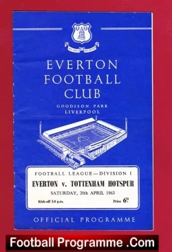 Everton v Tottenham 1963