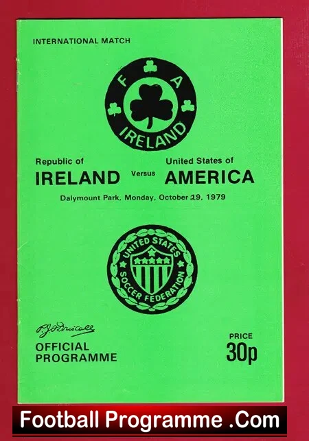 Ireland v United States Of America 1979 – USA Dalymouth Park