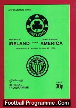 Ireland v United States Of America 1979 – USA Dalymouth Park
