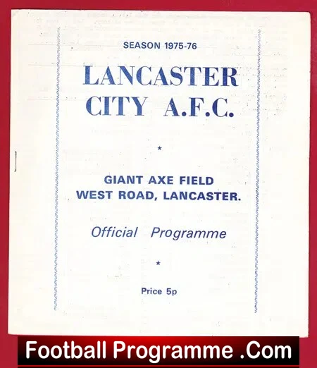 Lancaster City v Netherfield 1976 – LFA Challenge Trophy Replay