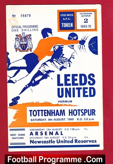 Leeds United v Tottenham 1969