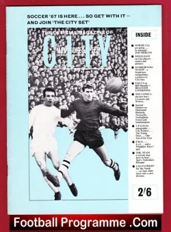 Manchester City Football Club Official Magazine 1967 - Soccer 67 - football memorabilia