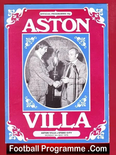 Michael Wright Testimonial Benefit Match Aston Villa 1975