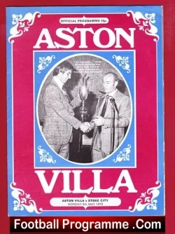 Michael Wright Testimonial Benefit Match Aston Villa 1975