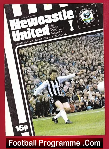 Newcastle United v Bohemian 1977 – UEFA Cup Special