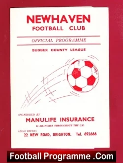 Newhaven v Hassocks 1980’s ?