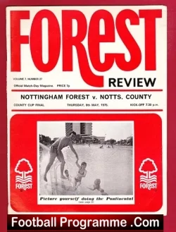 Nottingham Forest v Notts County 1975 – County Cup Final
