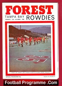 Nottingham Forest v Tampa Bay Rowdies 1980 – USA Florida Soccer