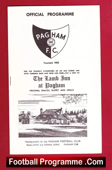 Pagham v Newhaven 1971