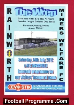 Rainworth Miners Welfare v AFC Mansfield 2012 – First Ever – 1st