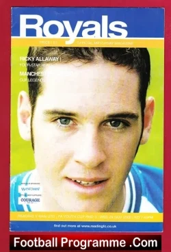 Reading v Manchester United 2000 - FA Youth Cup - football programme