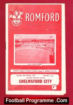 Romford v Chelmsford City 1963