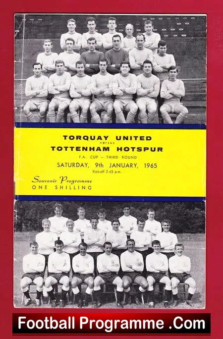 Torquay United v Tottenham 1965 – FA Cup