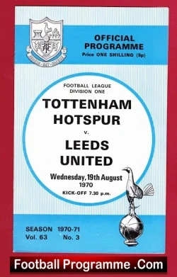 Tottenham Hotspur v Leeds United 1970