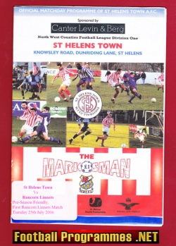 St Helens Town v Runcorn Linnets 2006 – First Match – 1st Game