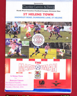 St Helens Town v Runcorn Linnets 2006 – First Match – 1st Game