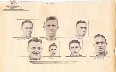 Huddersfield Town Multi Signed Autographed Picture 1939 - 1940