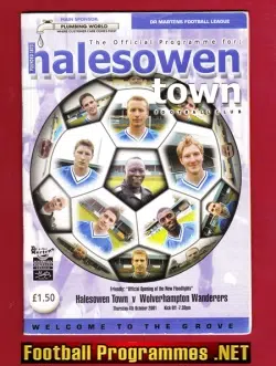 Halesowen Town v Wolves 2001 - Official Opening New Floodlights