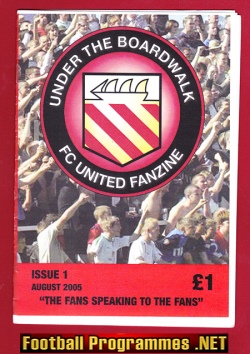 FC United Of Manchester First Fanzine – Issue 1 – 2005