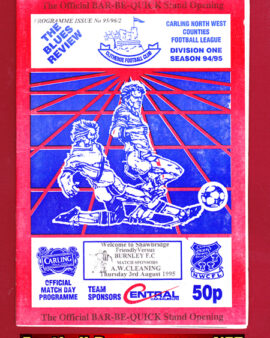 Clitheroe v Burnley 1995 – Friendly Opening New Stand Shawbridge