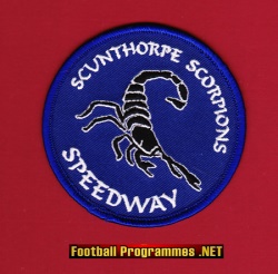 Scunthorpe Scorpians Speedway Cloth Patch Badge