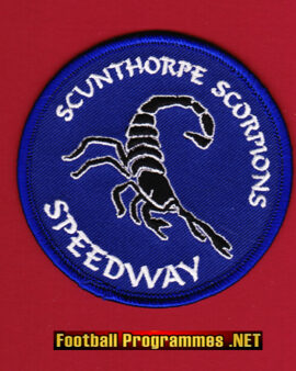 Scunthorpe Scorpians Speedway Cloth Patch Badge