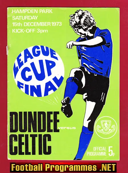 Dundee v Glasgow Celtic 1973 – Scottish League Cup Final