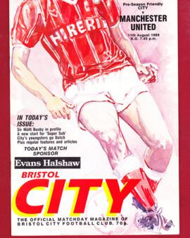 Bristol City v Manchester United 1989 – Pre Season Friendly