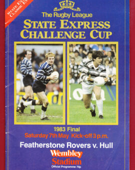 Featherstone Rover Rugby v Hull 1983 – Challenge Cup Final