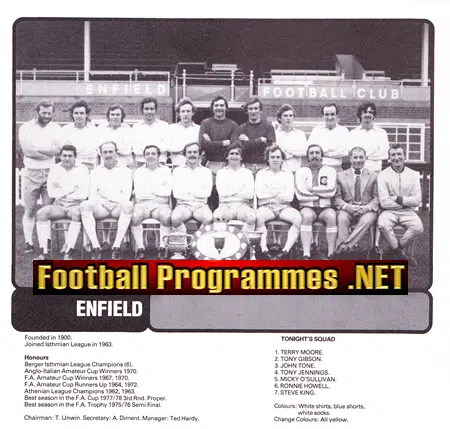 Five A Side Championship Wembley 1979 - Enfield Dagenham Sutton
