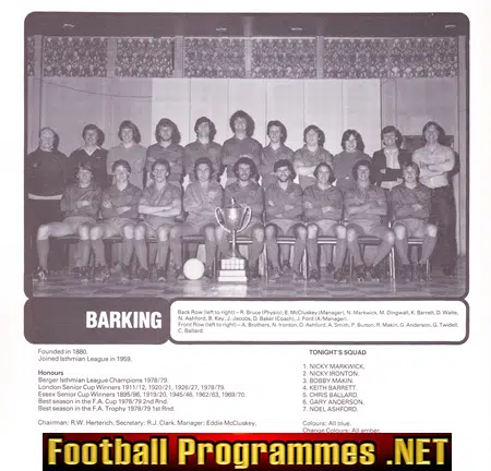 Five A Side Championship Wembley 1979 - Enfield Dagenham Sutton