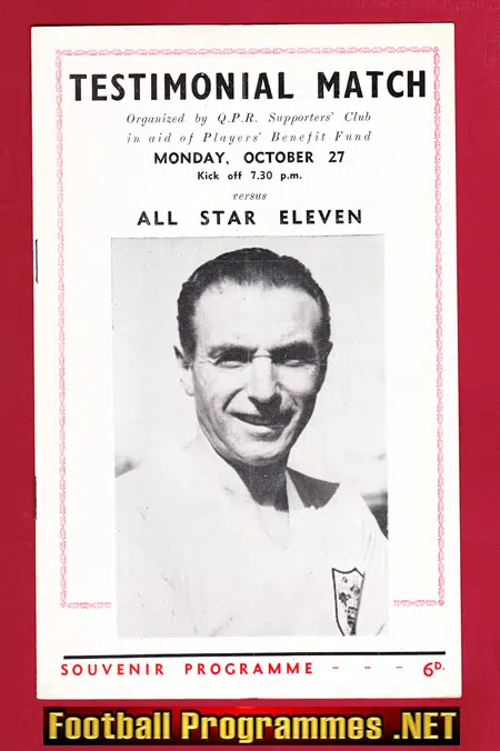 Queens Park Rangers Supporters Club Testimonial Benefit Match