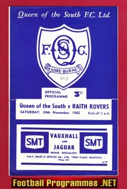 Queen Of The South v Raith Rovers 1962 - Scotland