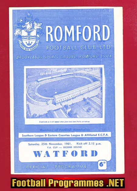 Romford v Watford 1961 – FA Cup