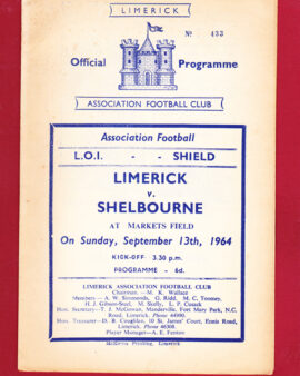 Limerick v Shelbourne 1964 – Ireland