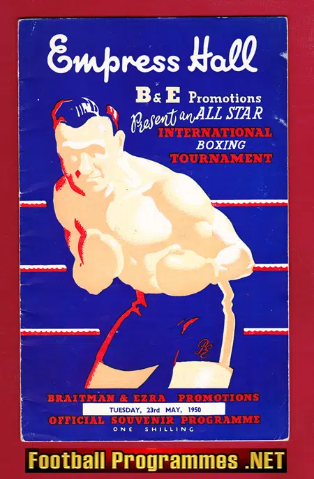 Boxing – Luis Romero v Eddie Carson 1950 – Empress Hall London