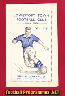 Lowestoft v Holbeach United 1955