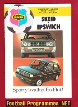 Skeid v Ipswich Town 1979 – Oslo – Norway