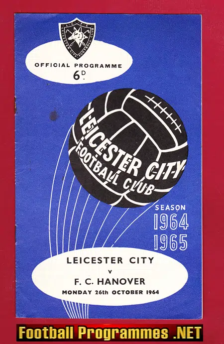 Leicester City v FC Hanover 1964