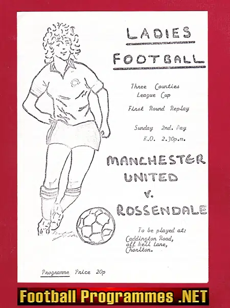 Manchester United Ladies v Rossendale 1982 – Man Utd Women